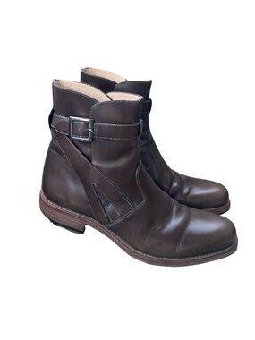 Jean Baptiste Rautureau Paris Men’s Brown Leather Boots Size EU 43 1/2 US 10.5